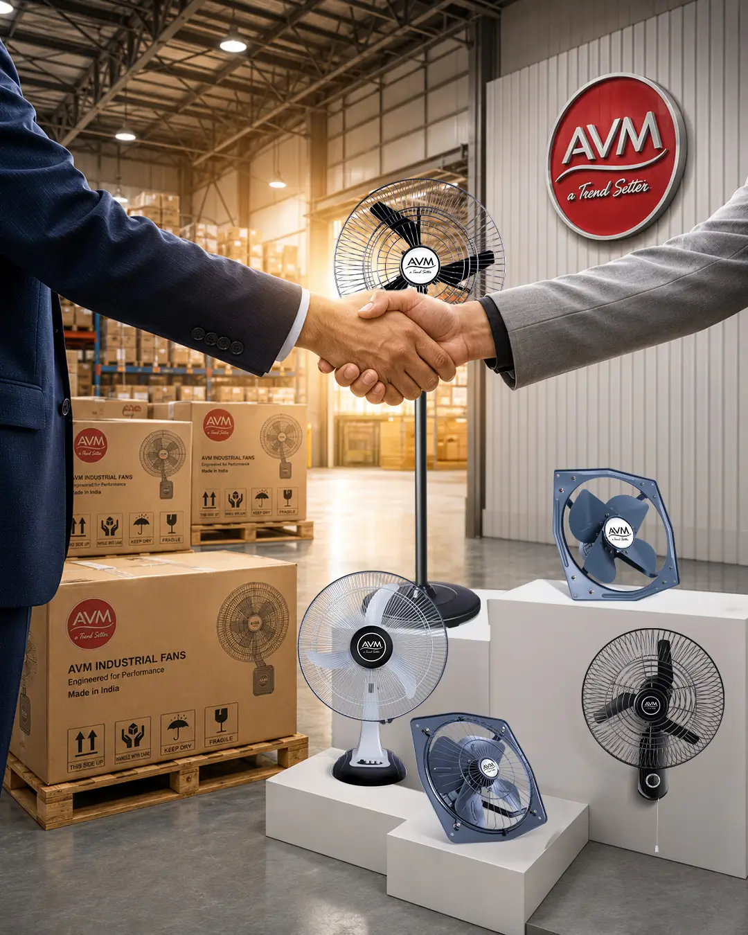 Business partners and regional dealers