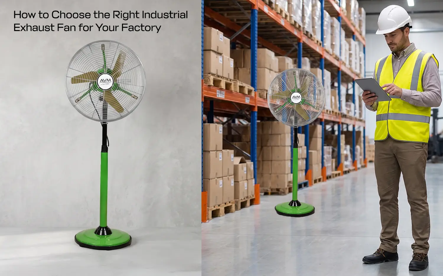 How to choose the right industrial air circulator fan